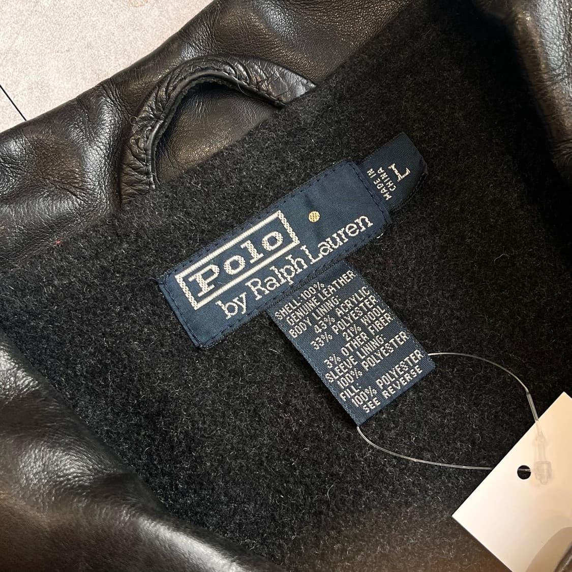 폴로랄프로렌 100% 리얼 가죽 자켓  상품이미지7