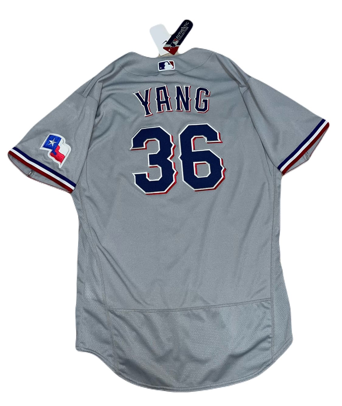 나이키 양현종 텍사스 레인저스 어웨이 그레이 정품 유니폼 상품이미지1