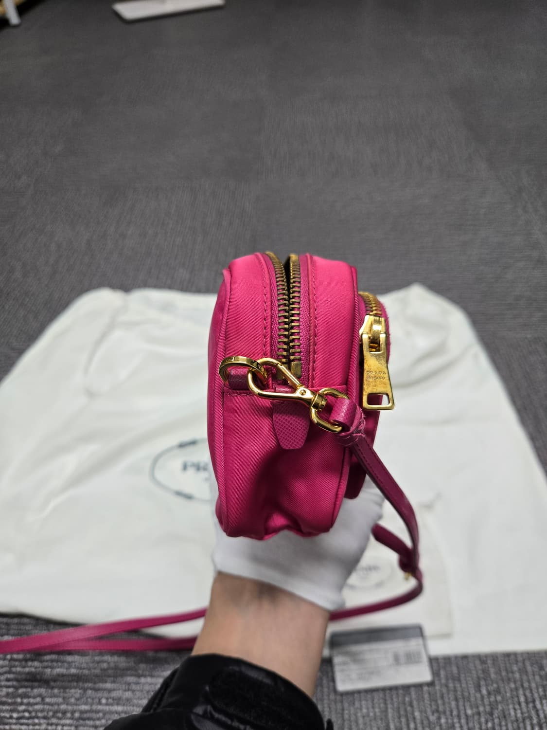 [특가][정품]프라다 미니 크로스백 상품이미지4