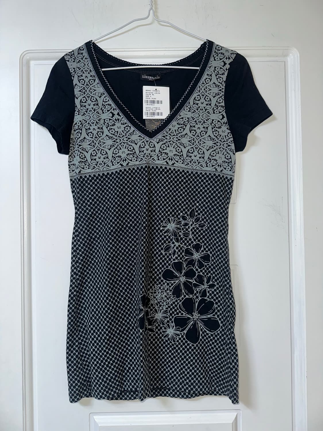 libertalia 리버탈리아 오리엔탈 고스펑크 티셔츠 새상품 상품이미지1