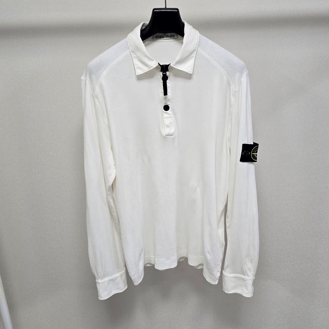 스톤아일랜드 긴팔 카라 티셔츠 s사이즈 90 95 판매 상품이미지1