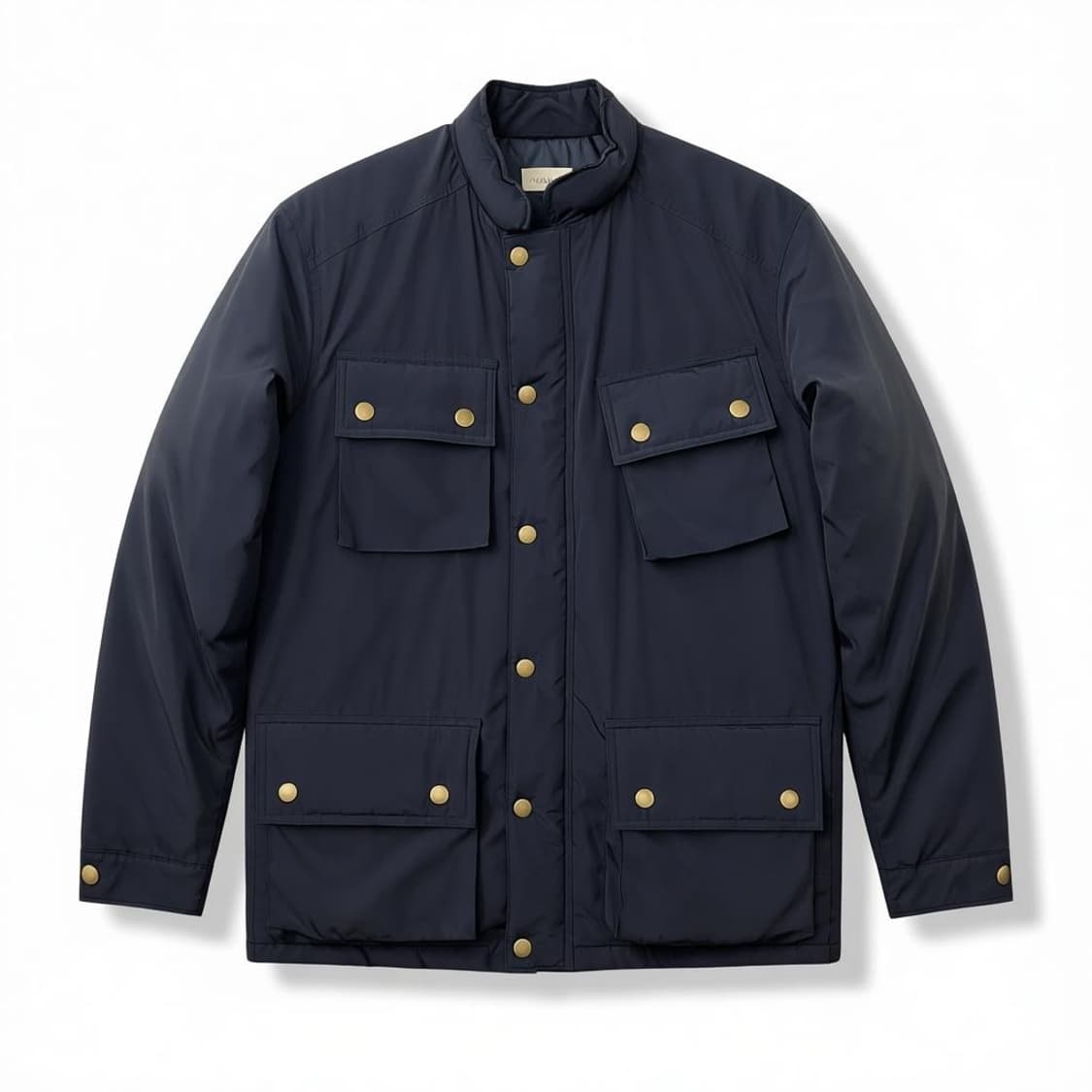 클래식 벨티드 네이비 패딩 자켓 105 사이즈 상품이미지1