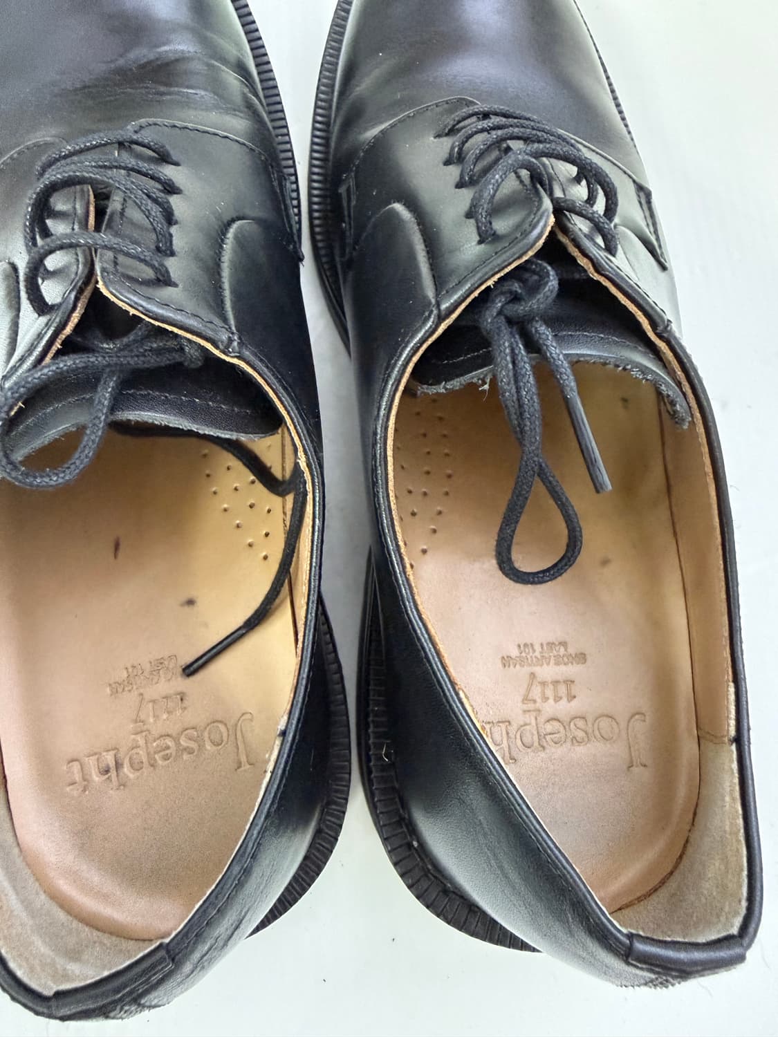 정품) 조셉트 블랙 더비 슈즈 남성 구두 255 상품이미지7