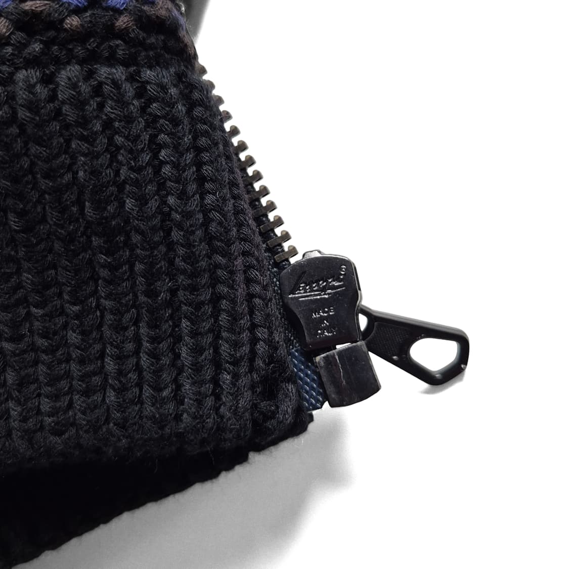 [M] 랙앤본 니트 레더 믹스자켓 상품이미지8