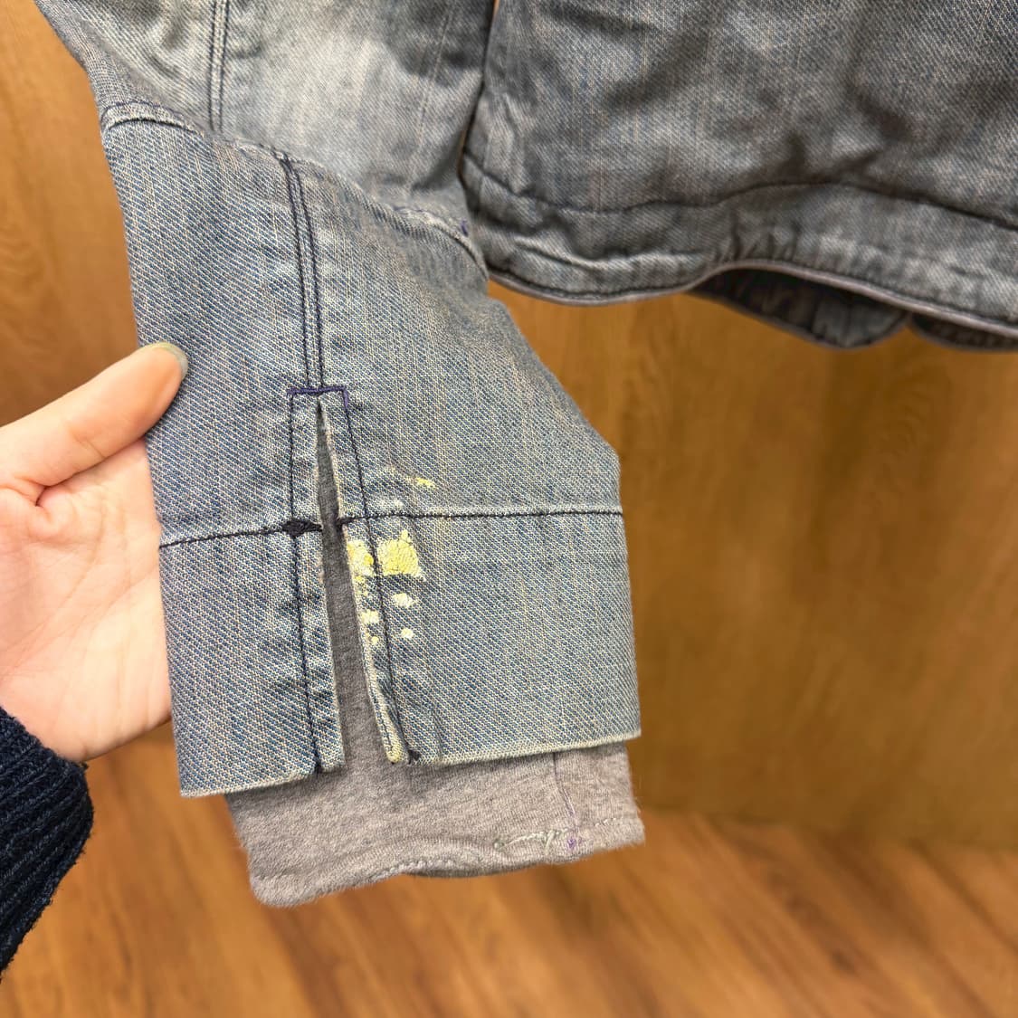 아르마니 익스체인지 긴팔 카라넥 집업 사선 지퍼 디테일 빈티지 그레이 상품이미지9