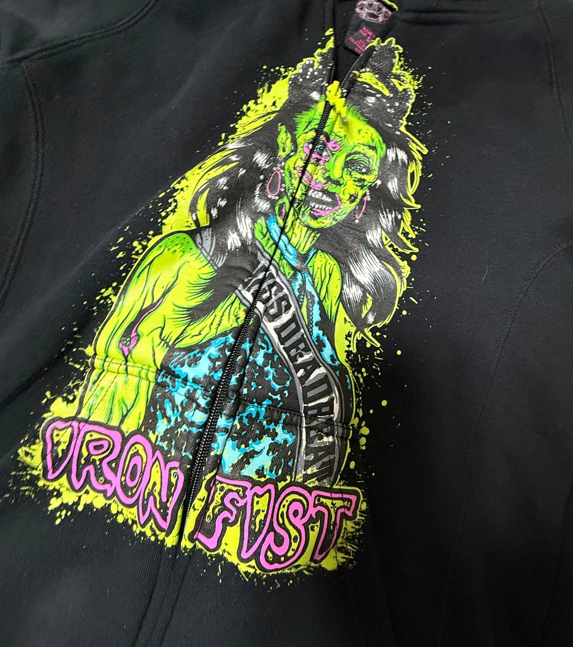 iron fist 좀비 후드집업 상품이미지3