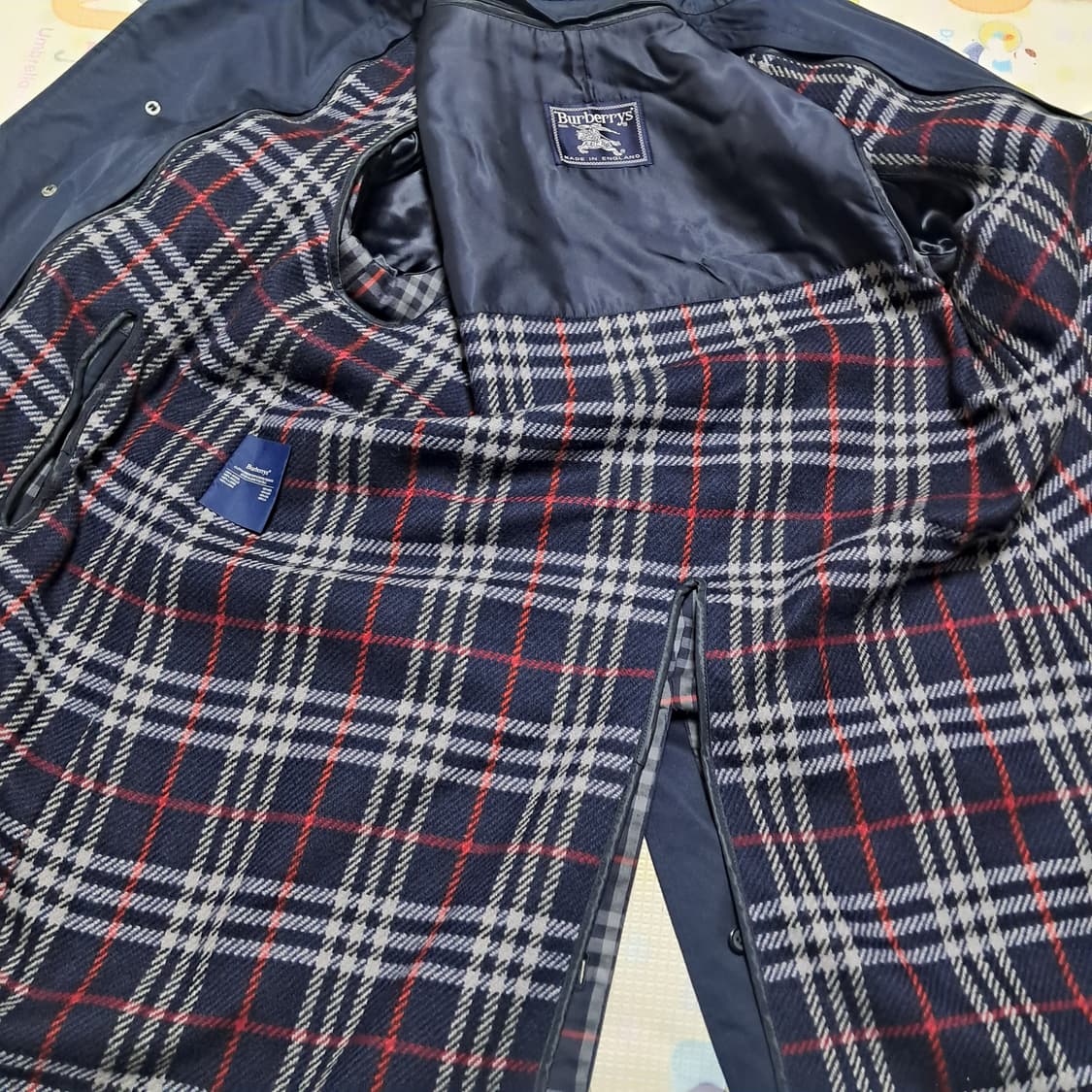 버버리 남성 트랜치코트 50 Short(약100)모 라이너 있음 상품이미지4