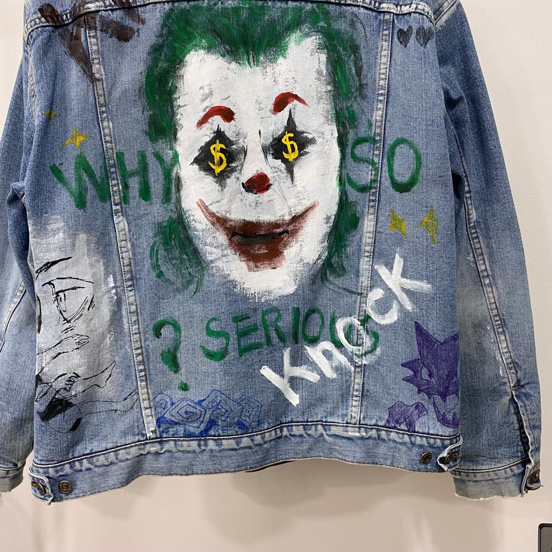 리바이스 핸드 페인팅 커스텀 쉐르파 데님 트러커 자켓 상품이미지4