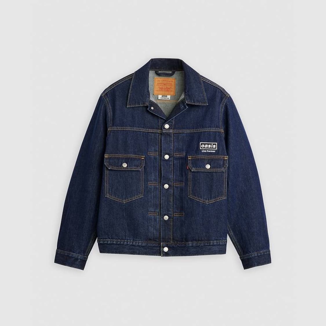 오아시스 x 리바이스 타입2 데님 트러커 자켓 M 상품이미지2
