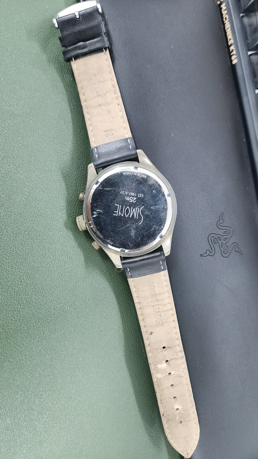 # 파슬 FOSSIL SIMONE 크로노 브라운 빈티지 시계급처/ 레트로 상품이미지8