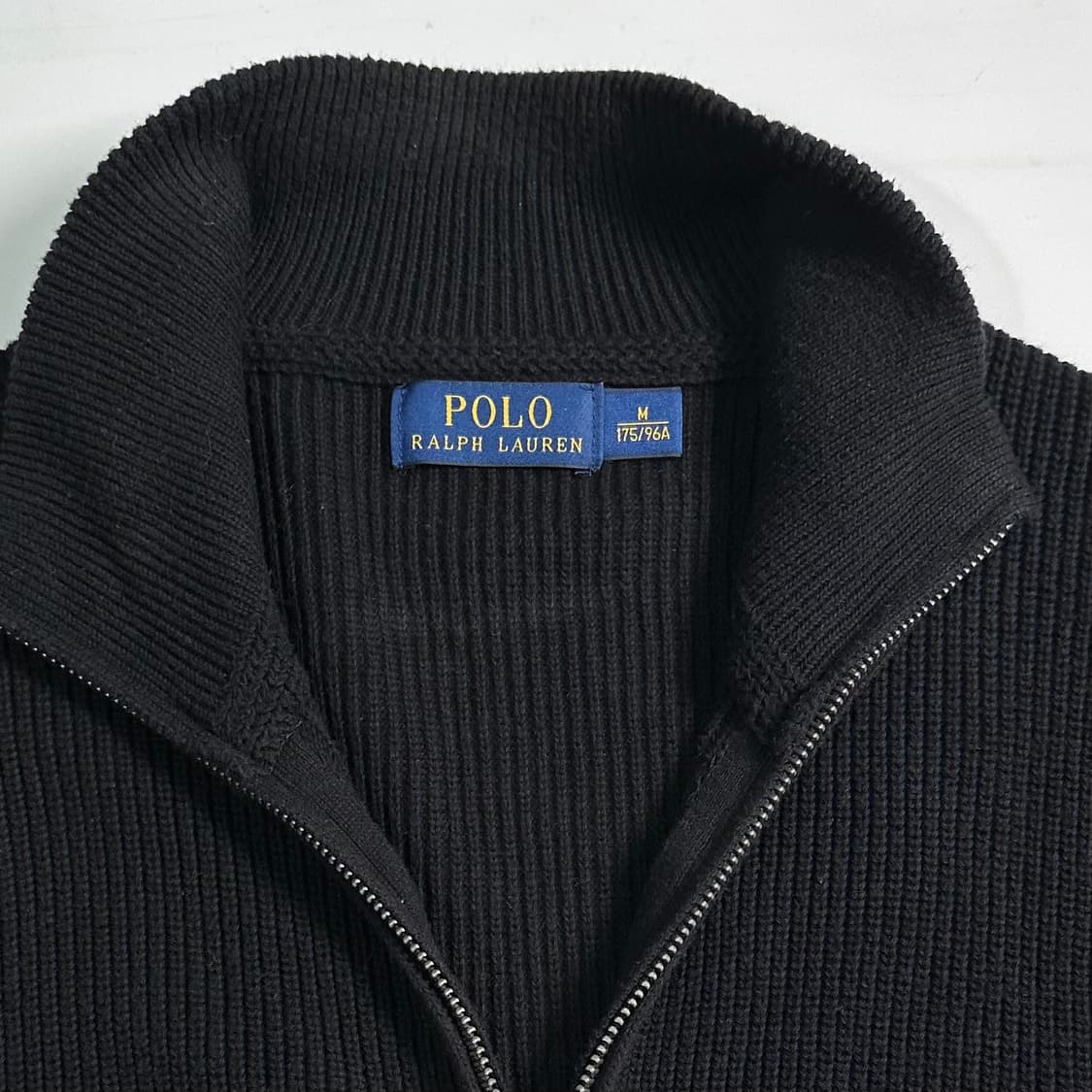 폴로 랄프로렌 블랙 니트집업   상품이미지5