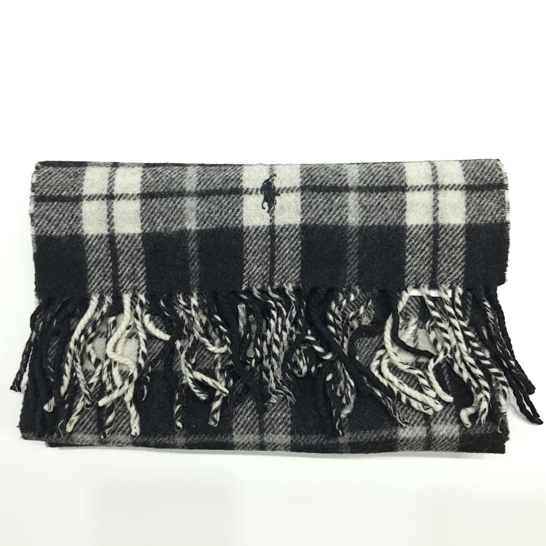 MX141 폴로 랄프로렌 모노 클래식 타탄체크 램스울 목도리 머플러 상품이미지8