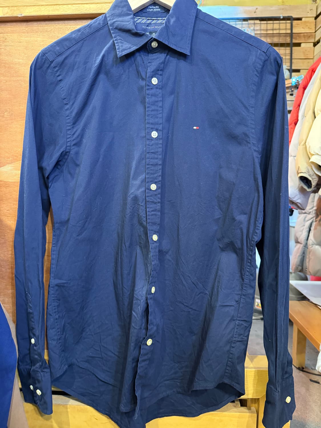타미힐피거 네이비 셔츠 상품이미지1