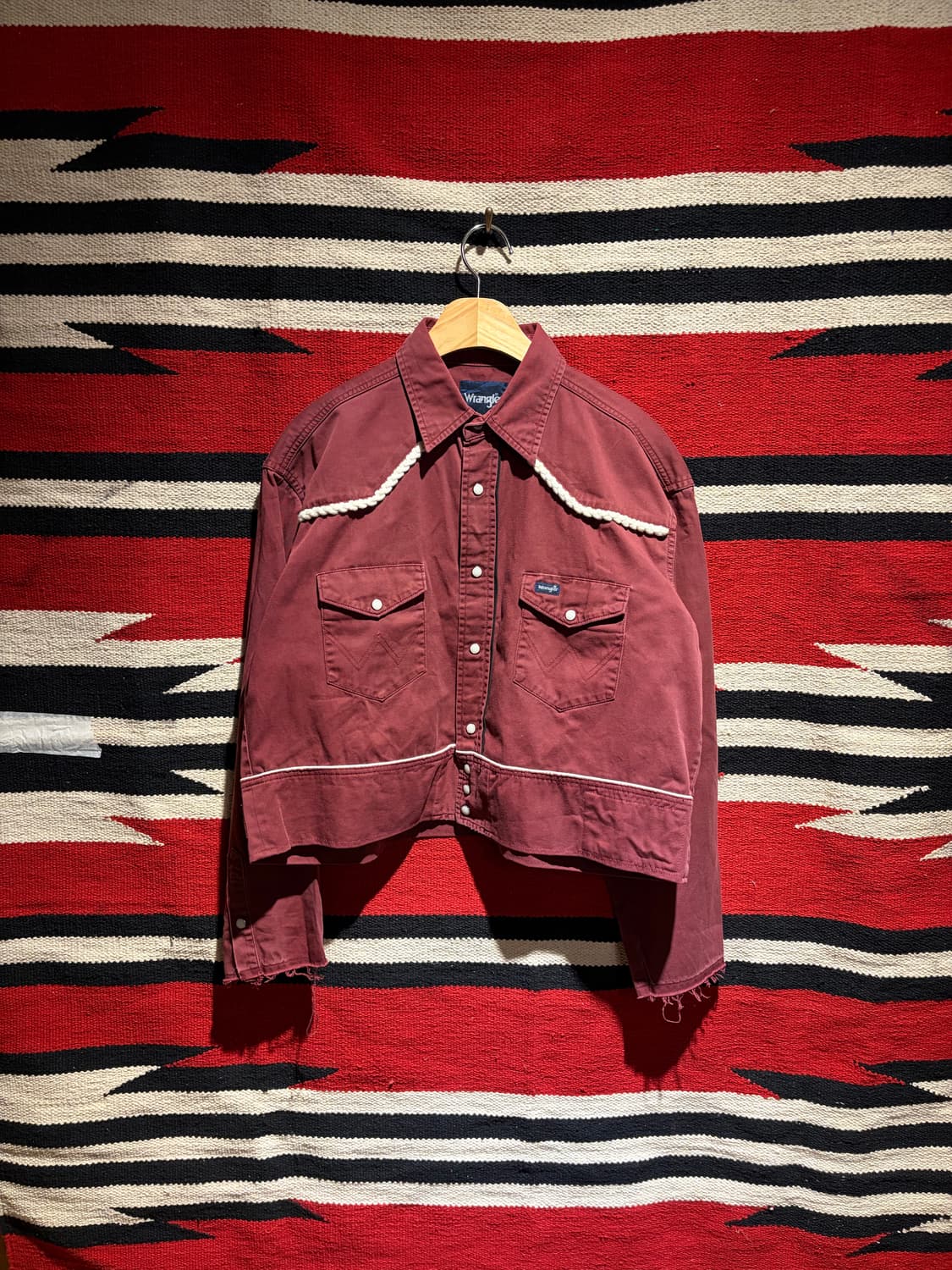 Wrangler crop western trucker / 웨스턴 트러커 상품이미지1