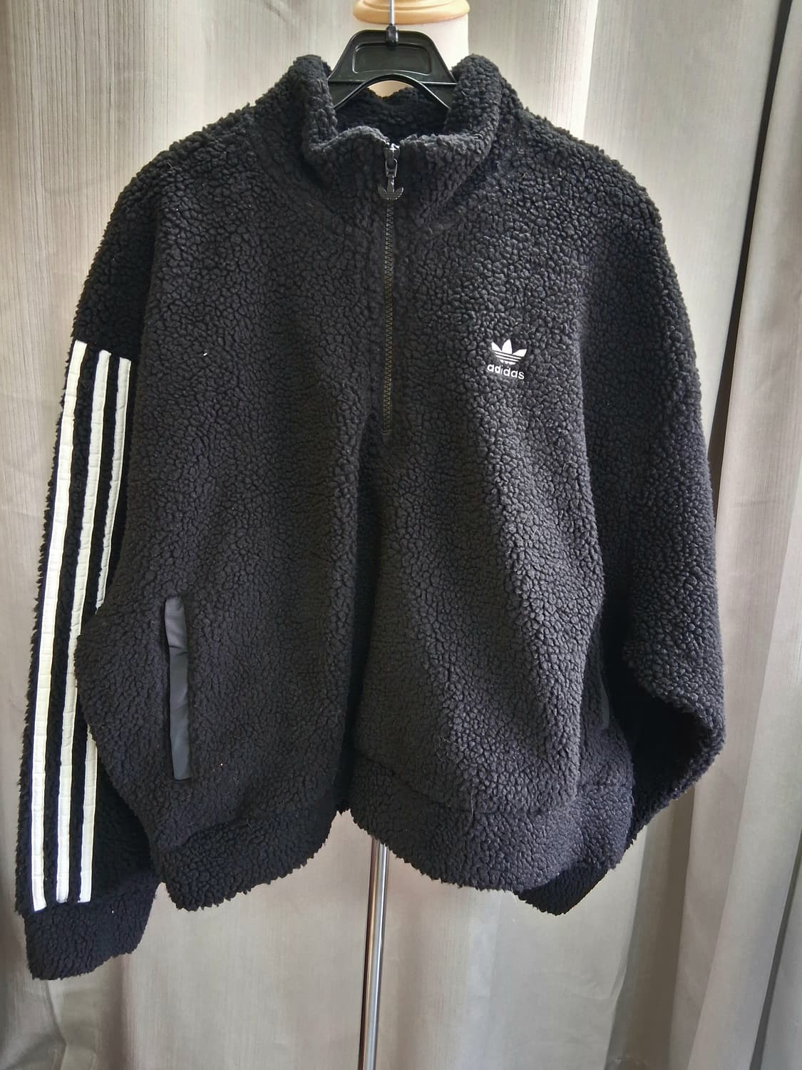 아디다스 보아 플리스 하프집업 블랙 XL 상품이미지1