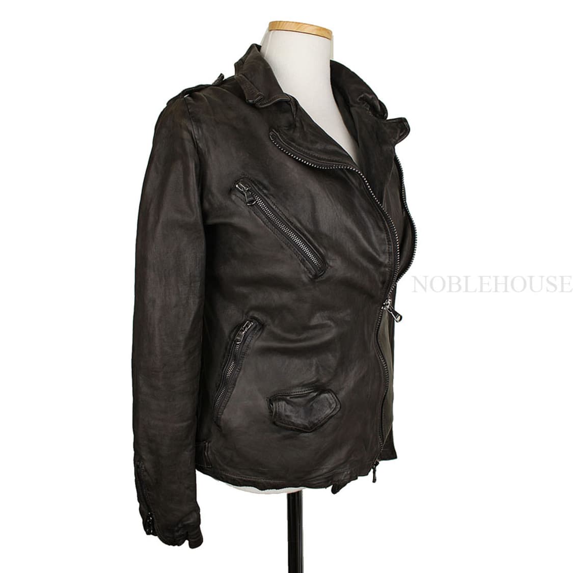 브라토비치 다크그레이 램스킨 라이더 자켓(40) 상품이미지2