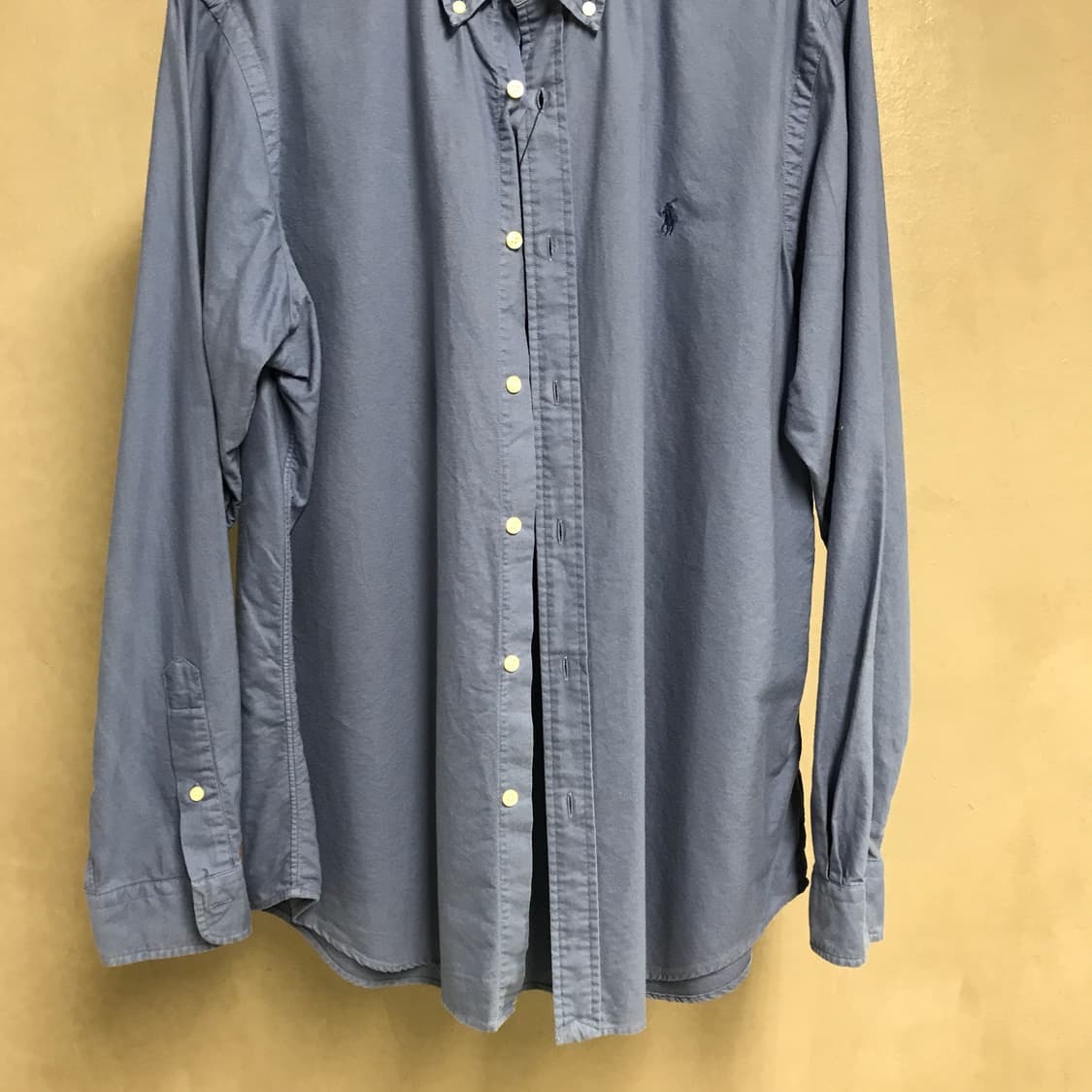 폴로 랄프로렌 QR 블루 셔츠 L 상품이미지3