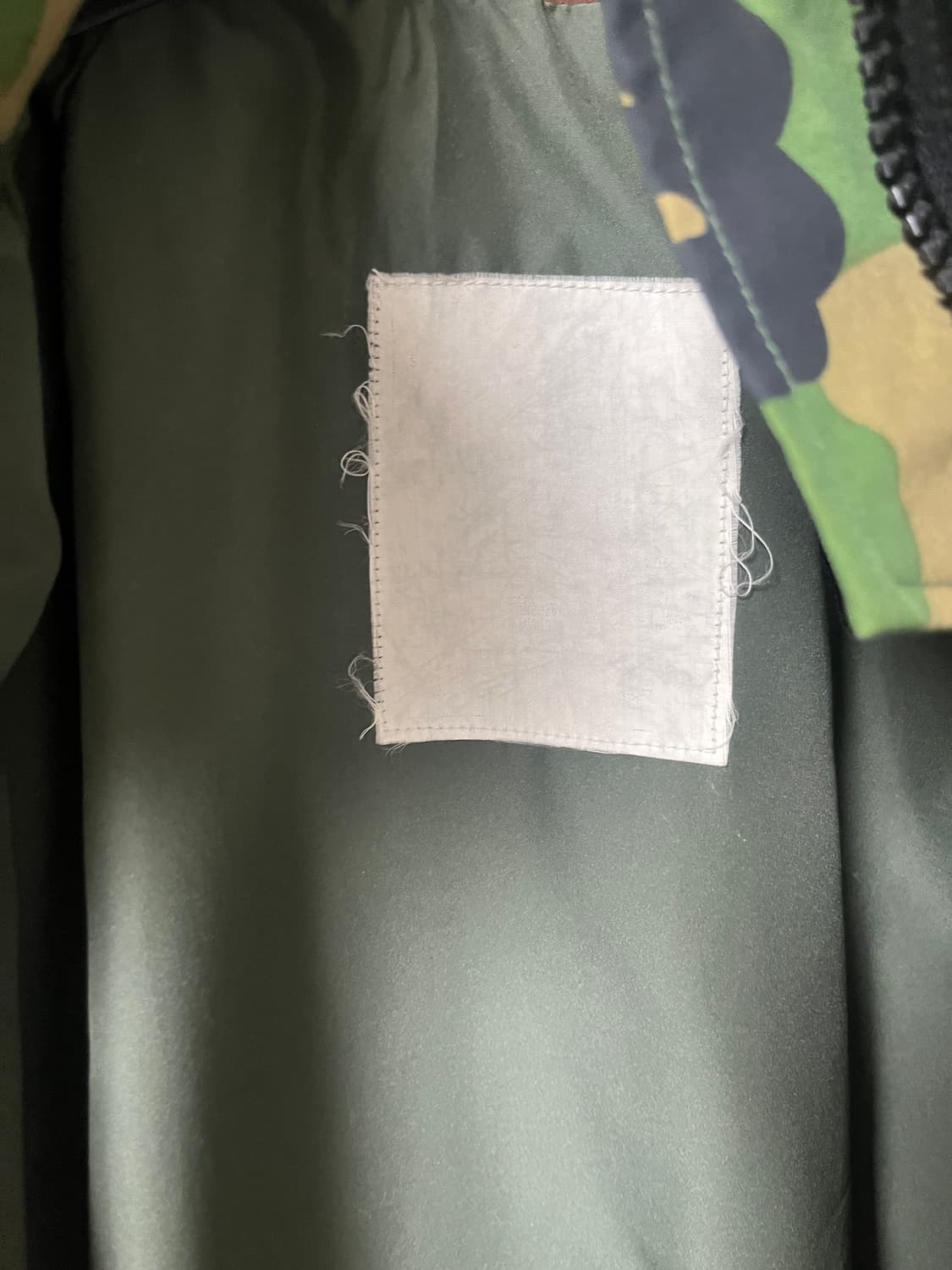 [비현용] 얼룩무의 방한두건(털모자) 포함 스키파카 판매 상품이미지5