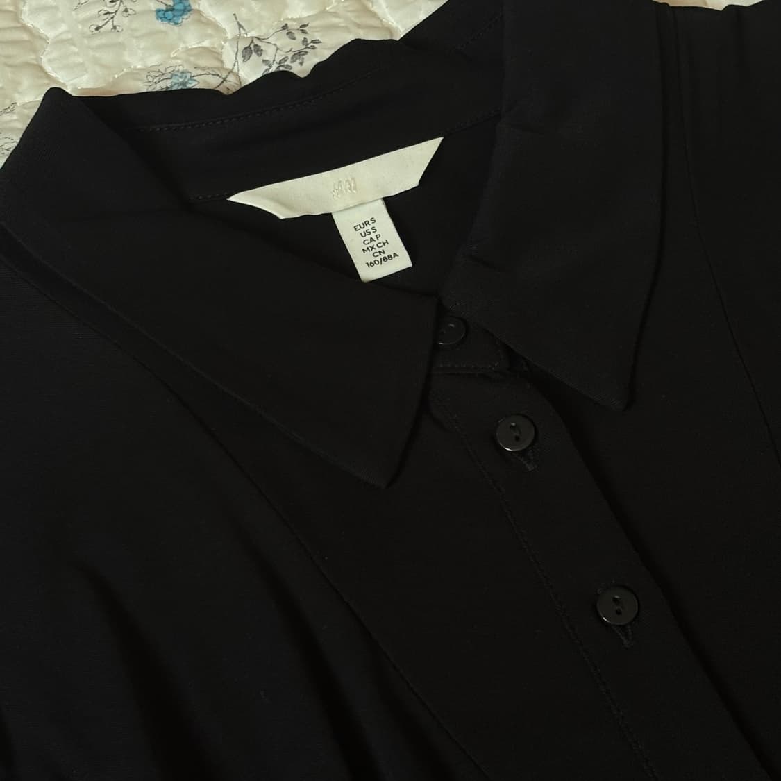 h&m 에이치앤엠 플라운스 디테일 셔츠 드레스 (새상품) 상품이미지2