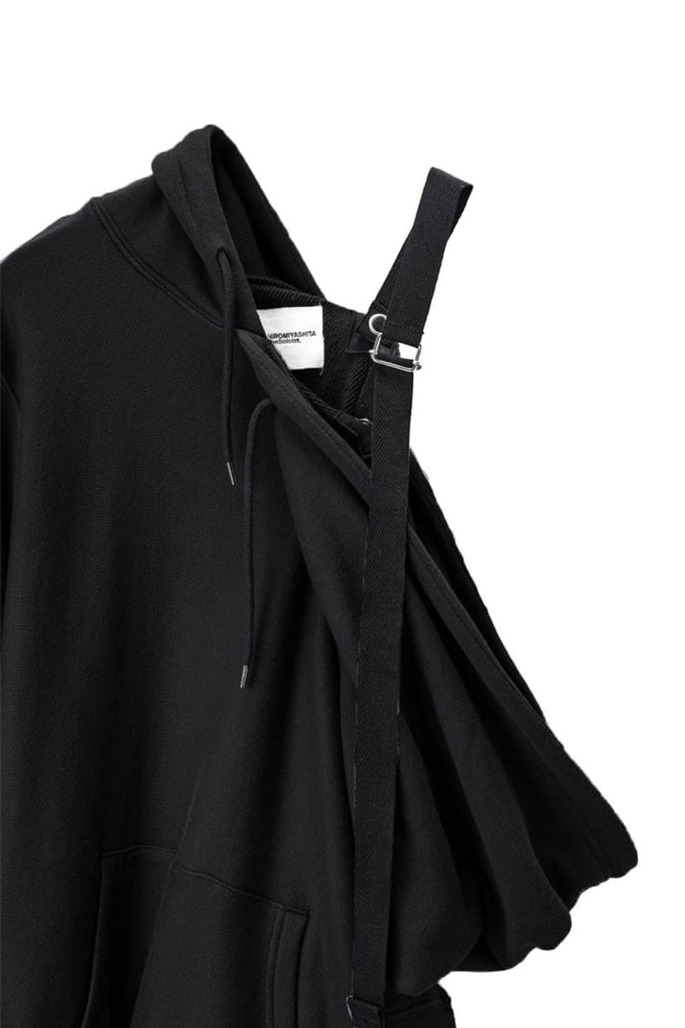 솔로이스트 23aw 드랍 숄더 후드 상품이미지3