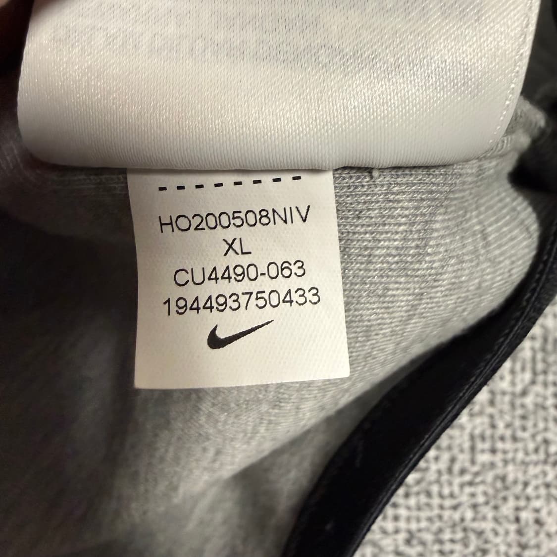 나이키 테크팩 후드집업 그레이 XL 상품이미지5