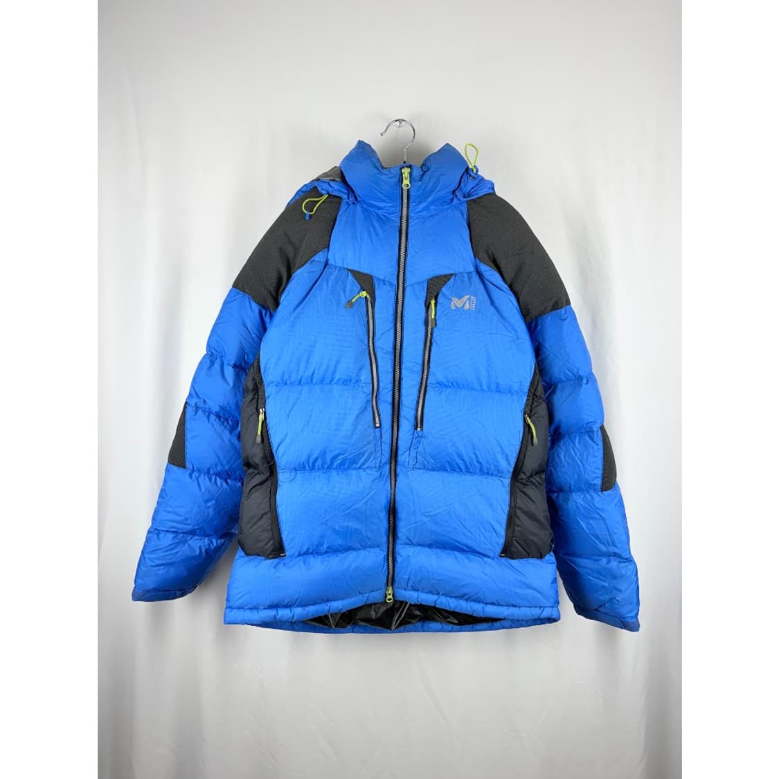 (105) 밀레 800필 윈드스토퍼 구스다운 패딩 블루 상품이미지2