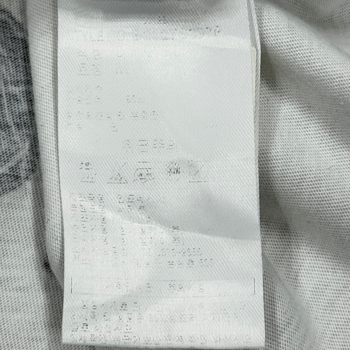 버커루 빈티지 Y2K 오리엔탈 펑크 반팔티 화이트 M 상품이미지5