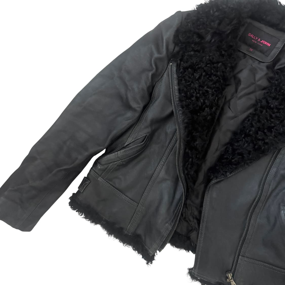 Sheep skin leather jacket 상품이미지7