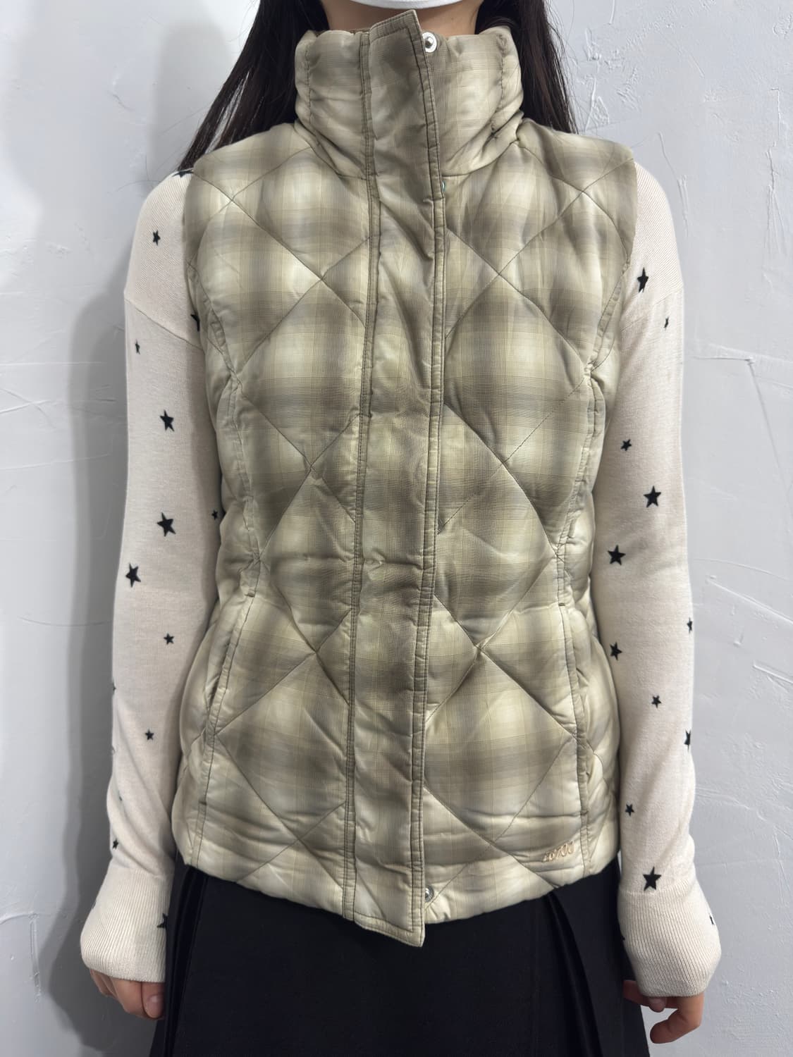eddie bauer check vest padding 상품이미지1