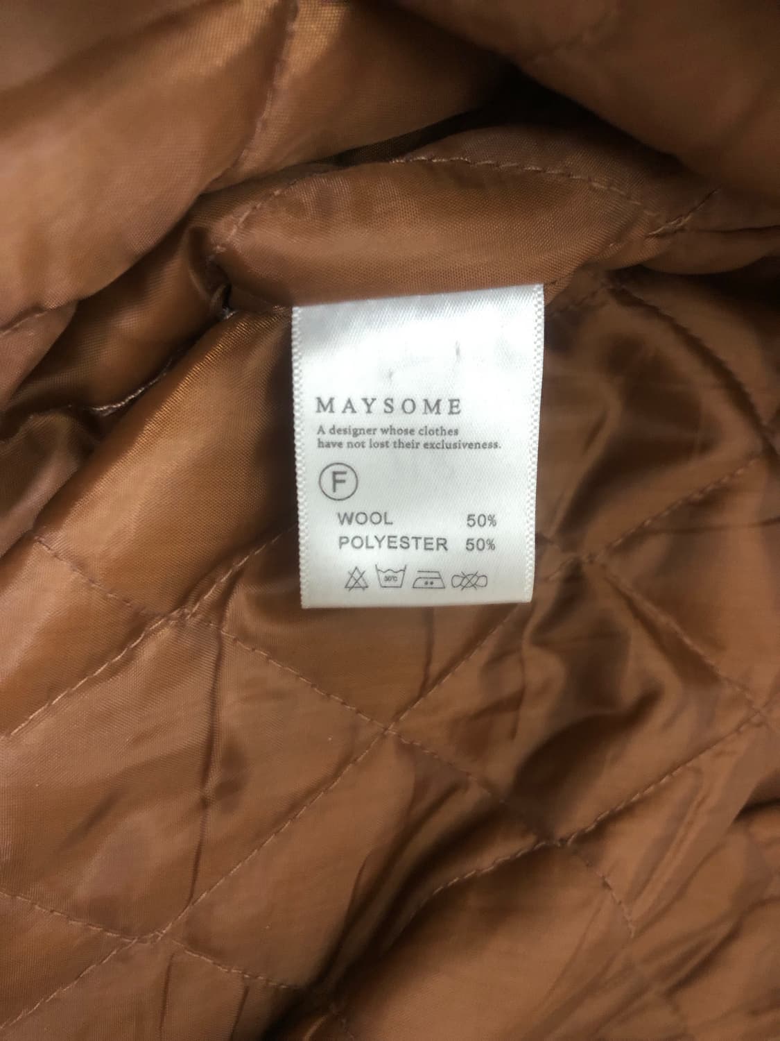 메이썸 검정색,카멜색 코트 free 사이즈 상품이미지7