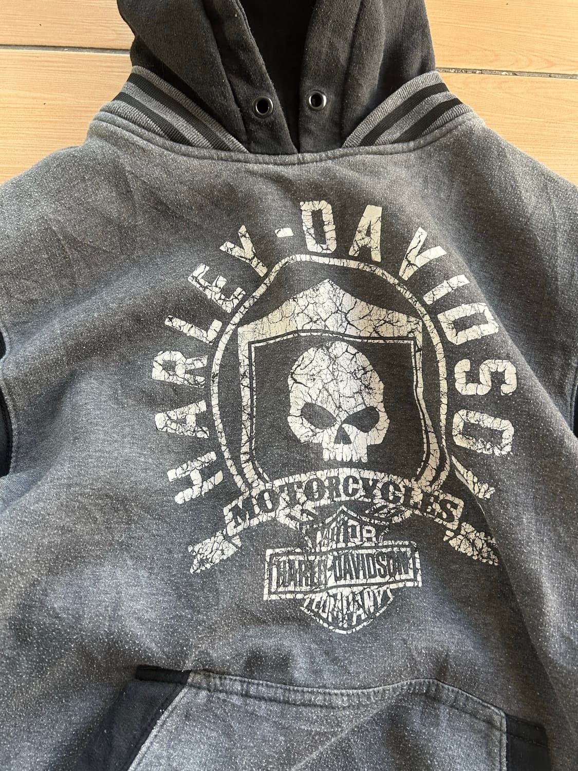 할리데이비슨 스컬 후디 상품이미지3