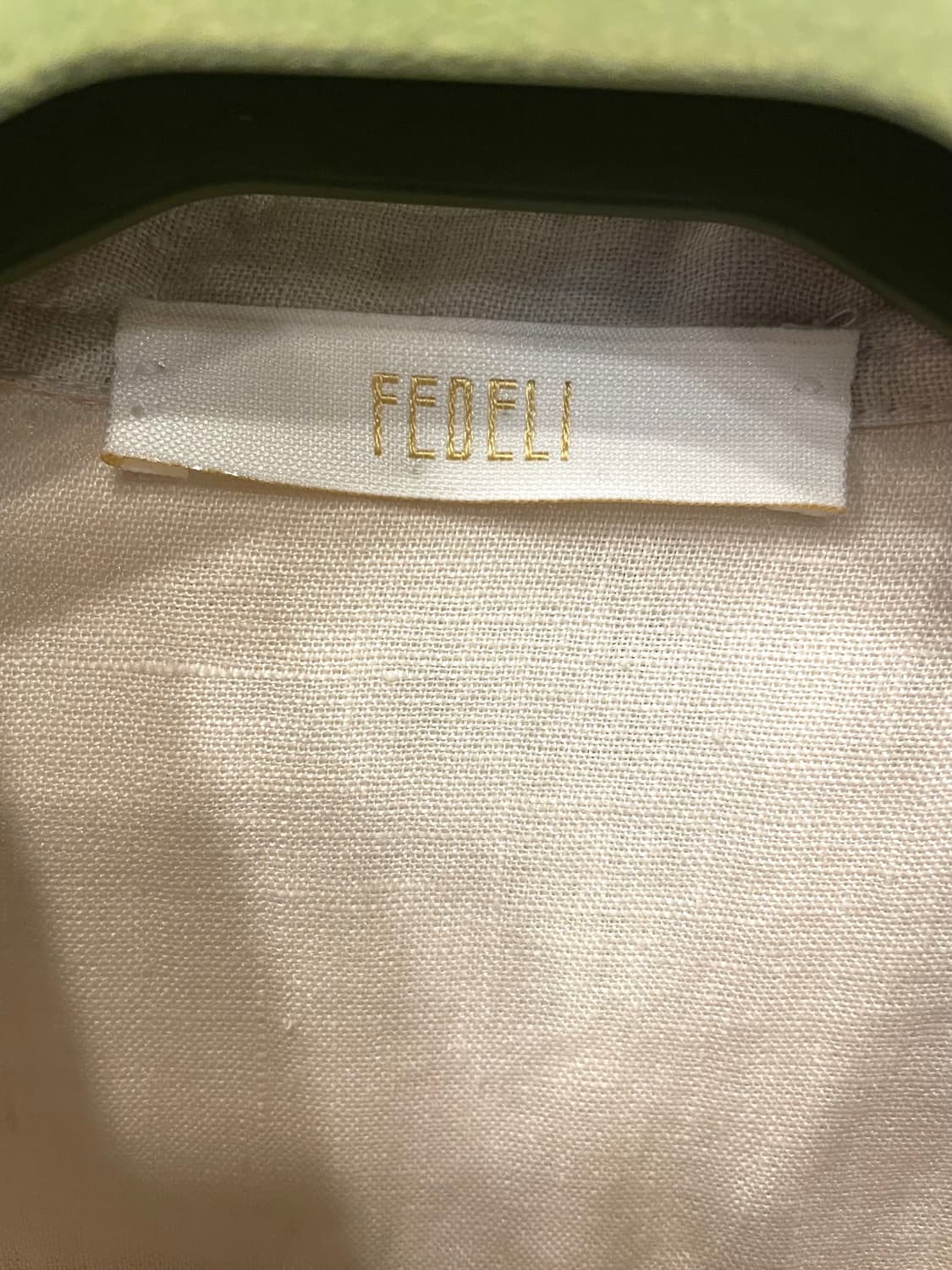 Fedeli 페델리 린넨 100% 셔츠 원피스 가디건 66~77 상품이미지9