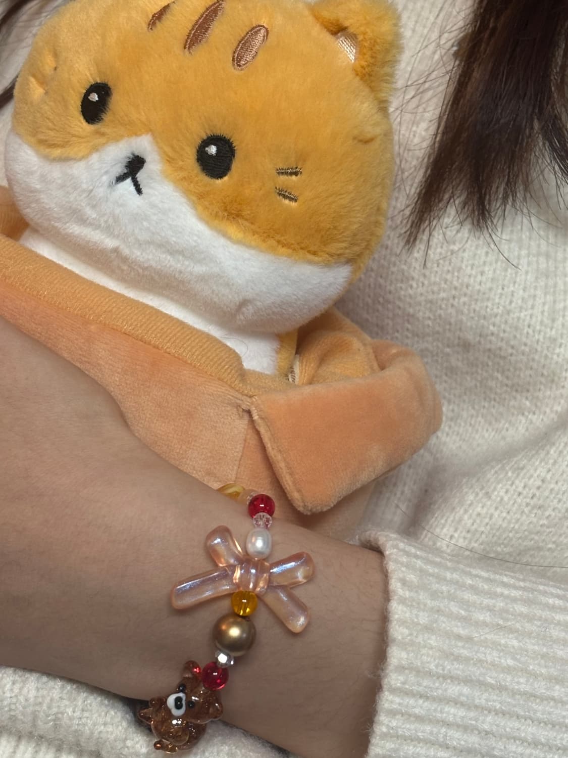 [핸드메이드] 곰돌이 비즈팔찌 상품이미지2