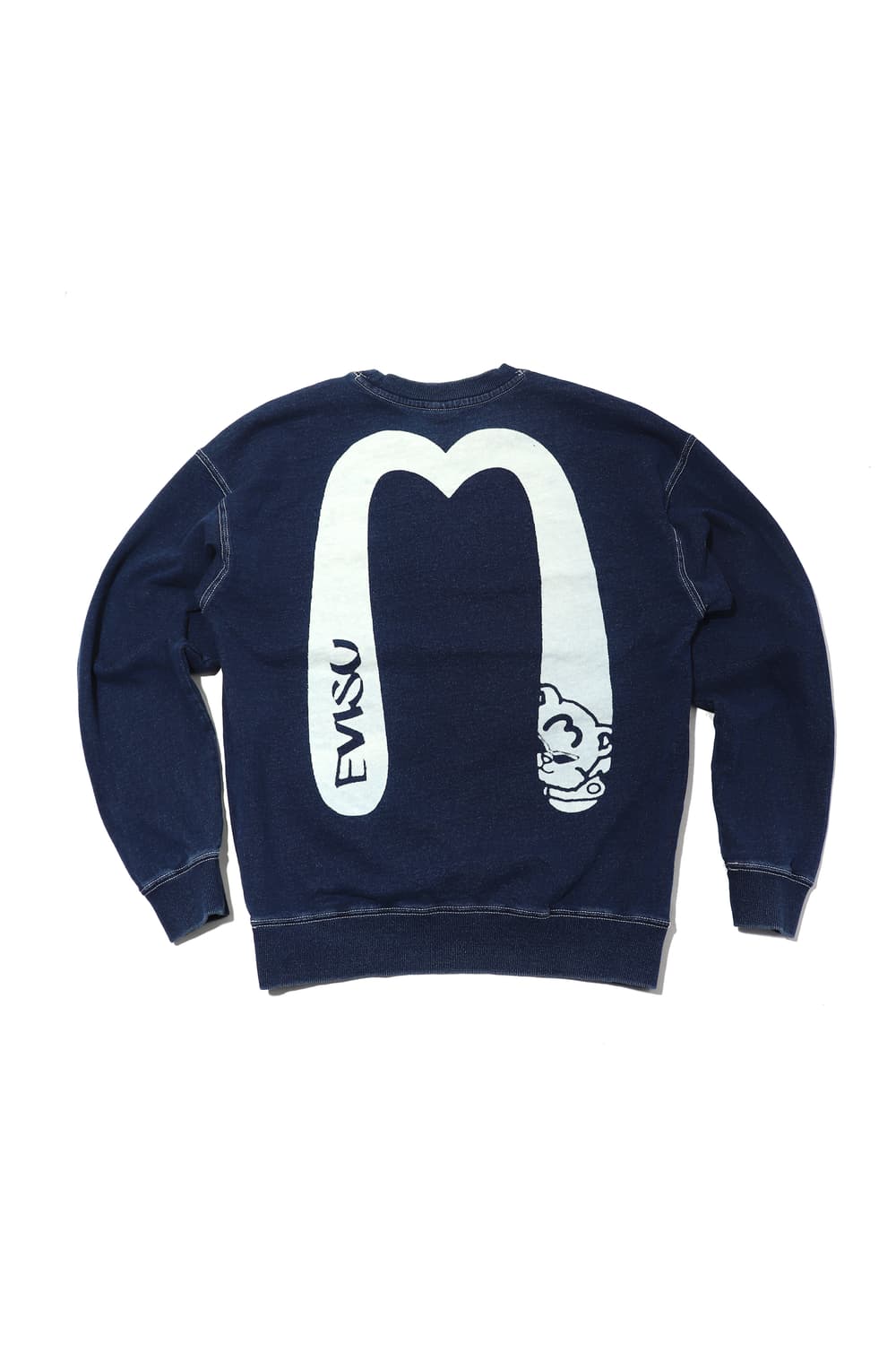 EVISU 인디고 시그니처 로고 맨투맨 size S 상품이미지2