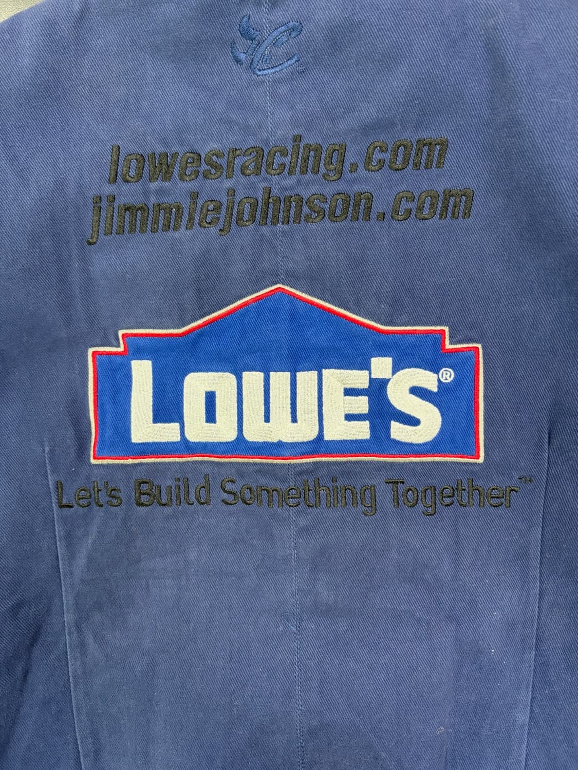지미 존슨 Lowe's #48 NASCAR 스타일 빈티지 레이싱 재킷 상품이미지5