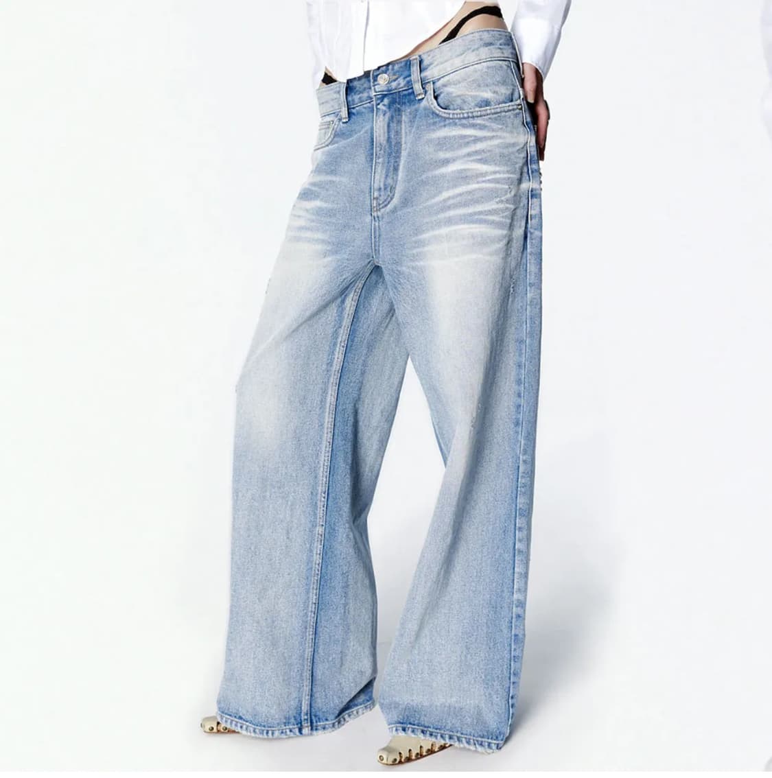 새상품) 2000아카이브스 SNYDER DENIM (BLUE) 판매합니다 상품이미지1