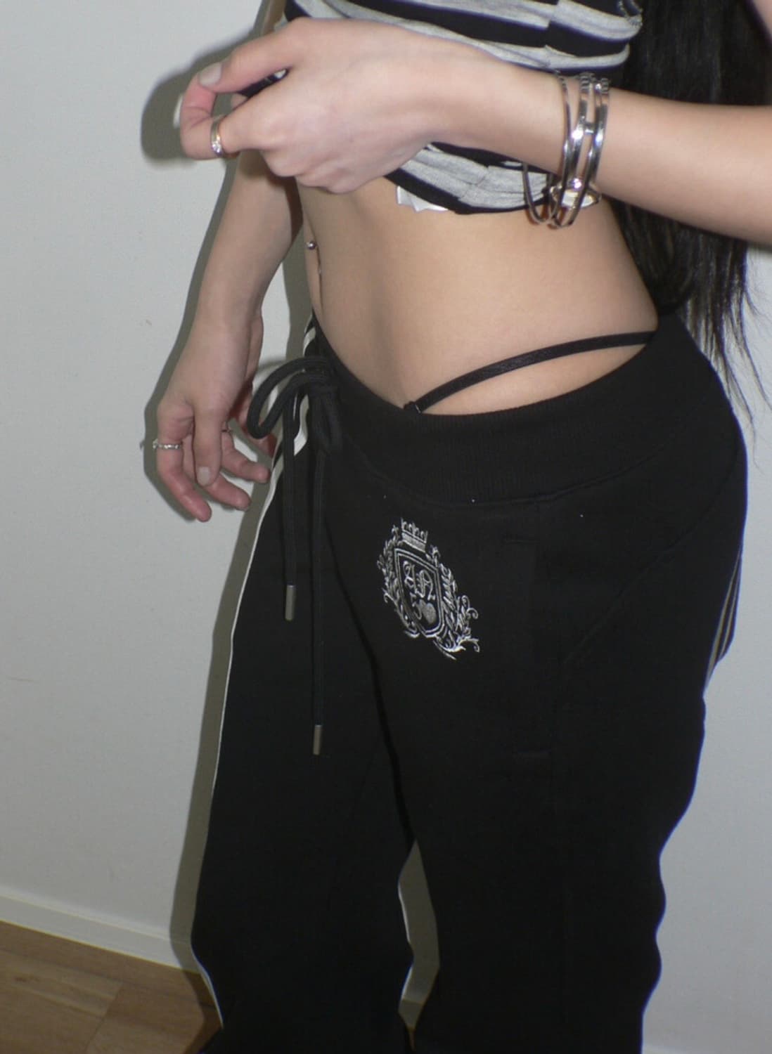 엔젤넘버555 Angelic sweat pants Black 상품이미지2