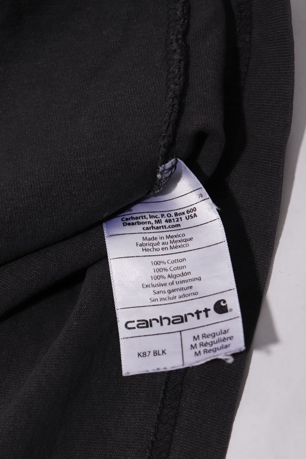 CARHARTT 피그먼트 다잉 티셔츠 size M 상품이미지4