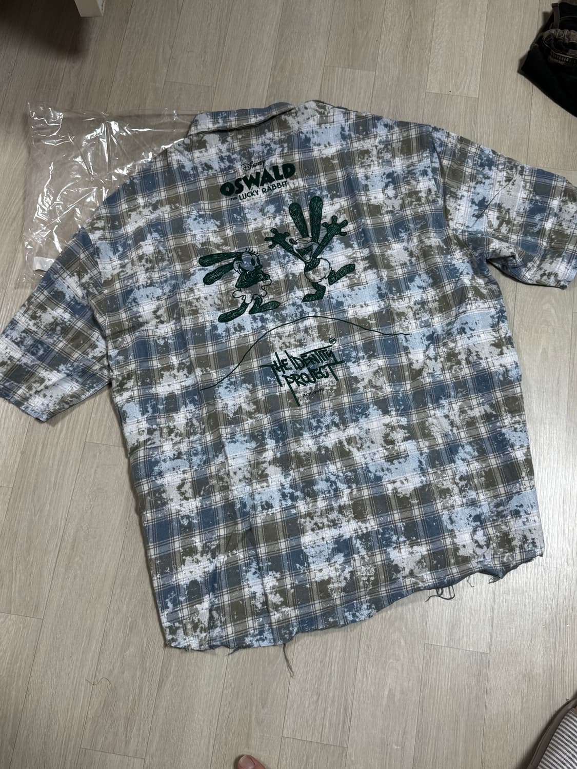 [m] 더아이덴티티프로젝트 디즈니 오스왈드 체크 셔츠 상품이미지2