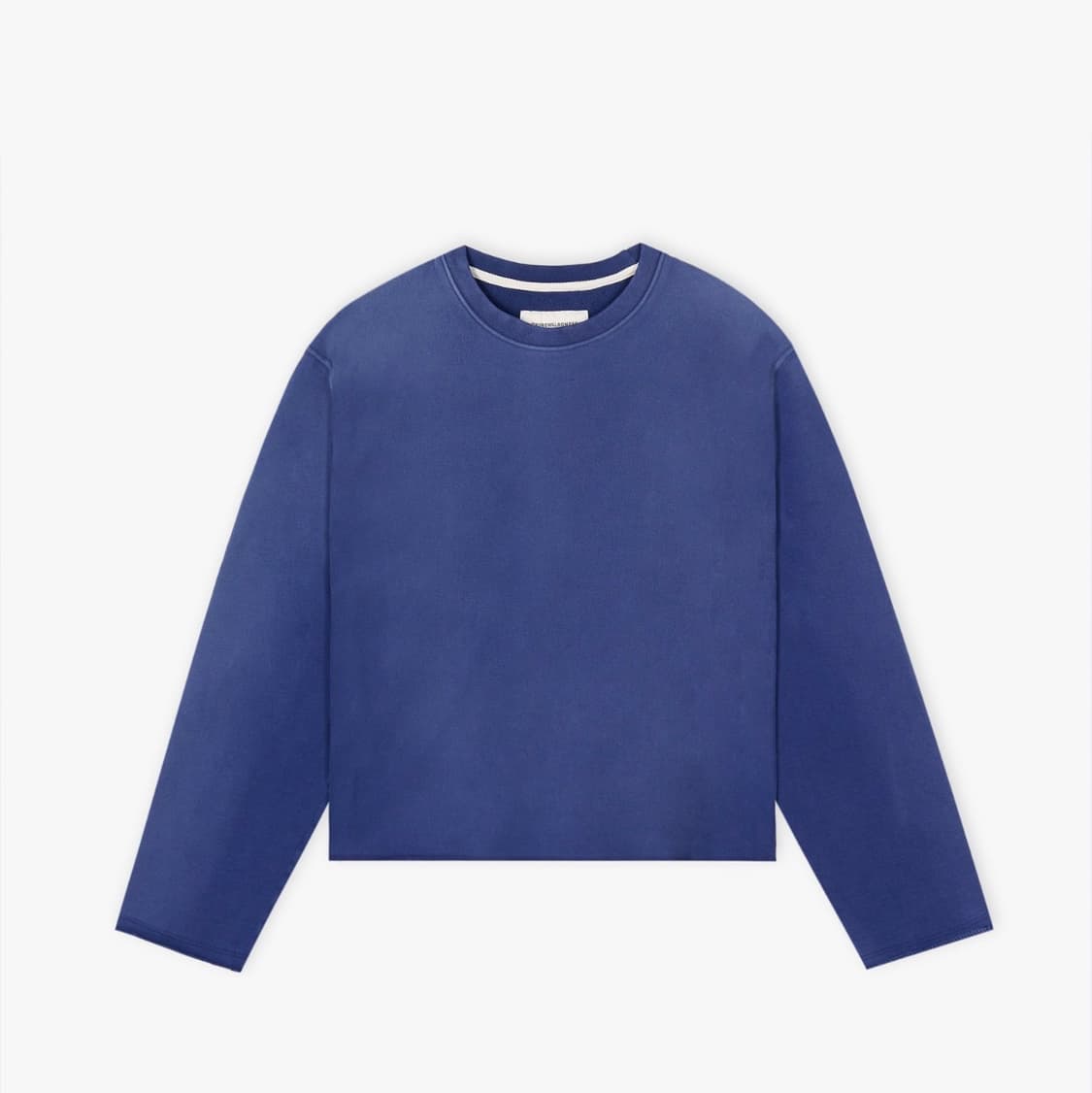 처칠롬퍼 washed sweat shirt 빈티지 블루 상품이미지4