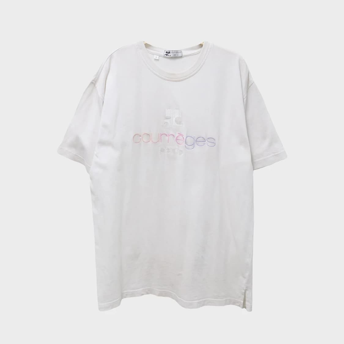 90'S 꾸레쥬 반팔 티셔츠 66024 상품이미지1
