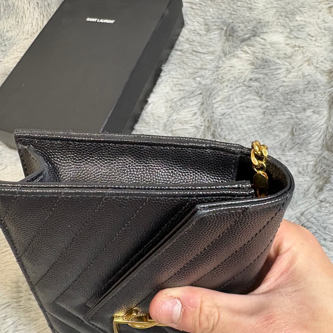 입생로랑 엔벨로프 WOC 금장 숄더백 상품이미지6