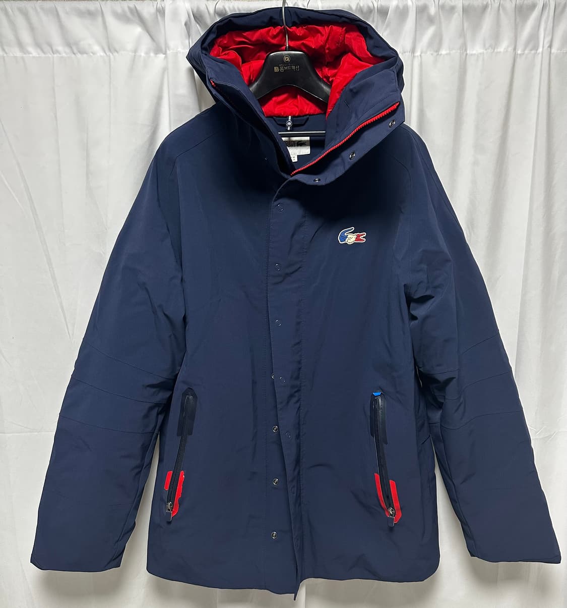 no.180 라코스테 신형 하이넥후드 패딩 점퍼xl 상품이미지1
