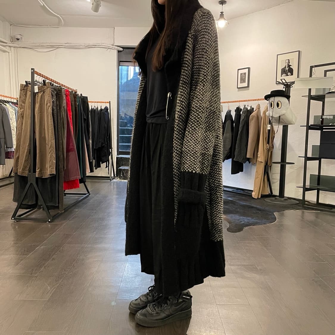 요지야마모토 롱 가디건 상품이미지5