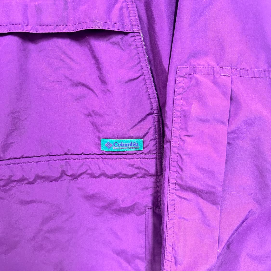 90's 빈티지 컬럼비아 나일론쉘 아노락 풀오버 자켓 상품이미지4