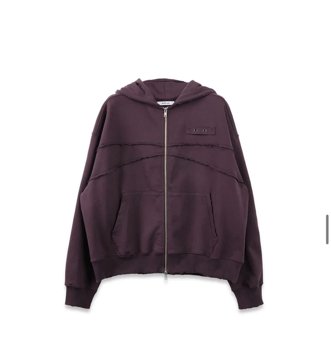 도프셉Eyelet Vintage Hoodie Zip-Up 상품이미지2