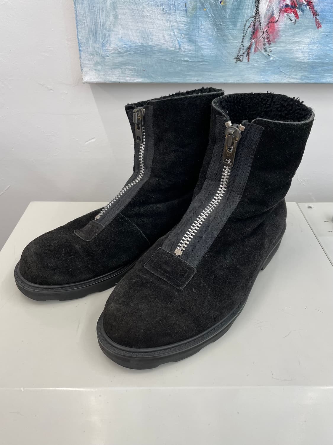 [260] 요지야마모토 1996ss 스웨이드 부츠 상품이미지2