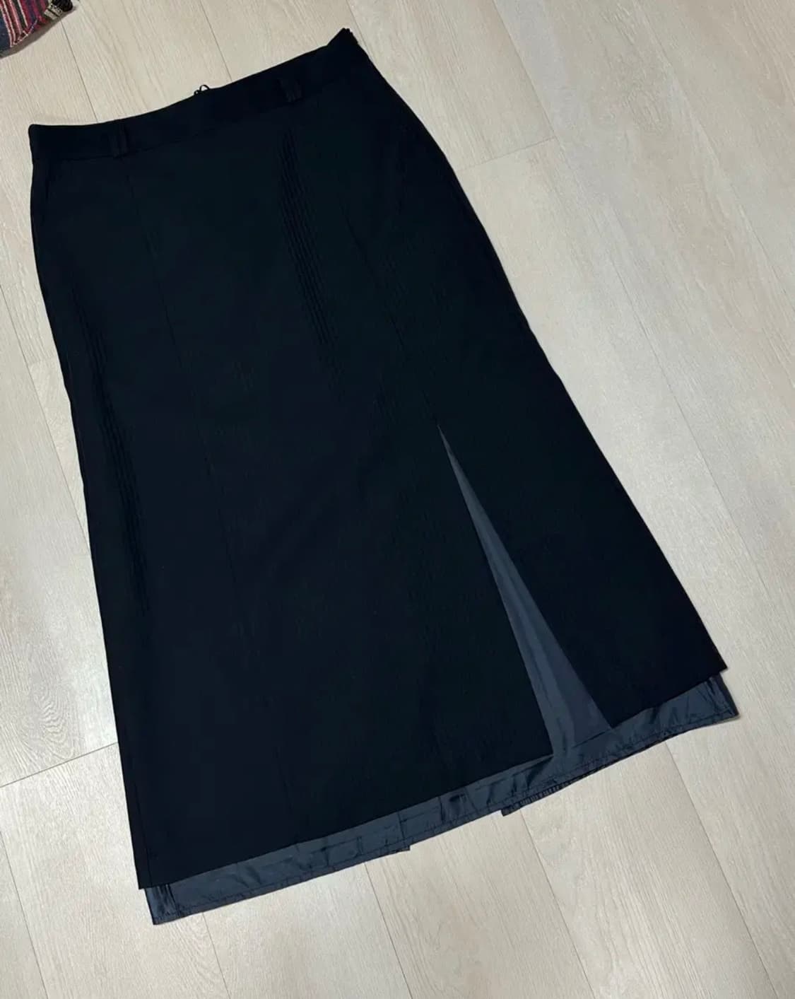 오헤시오 LAYERED SLIT LONG SKIRT 상품이미지5