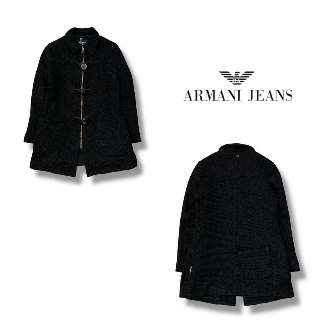  아르마니진스 니트 더플 코트 y14341 상품이미지1