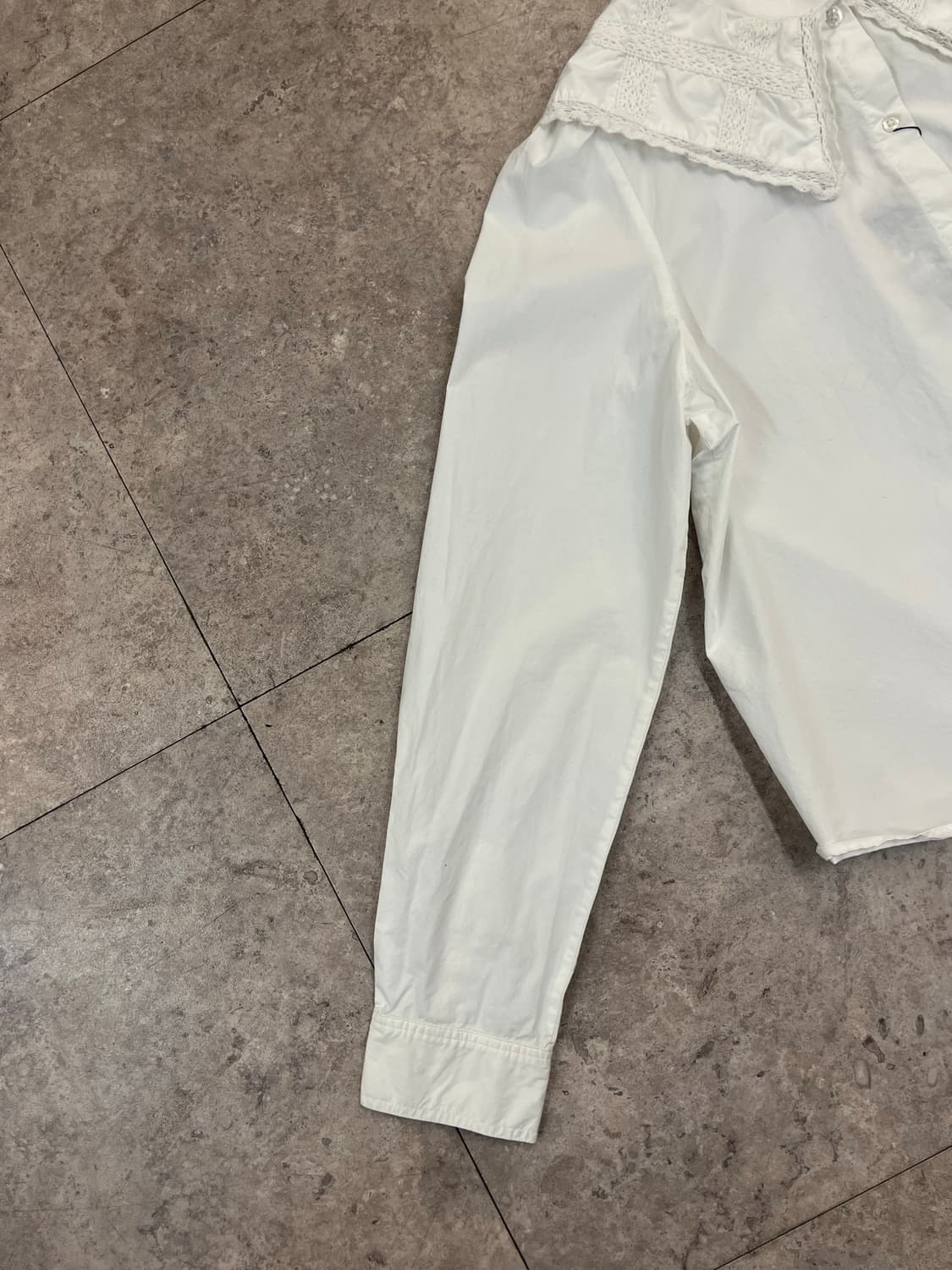 빈티지 카라 블라우스 화이트 #csz3285 상품이미지6